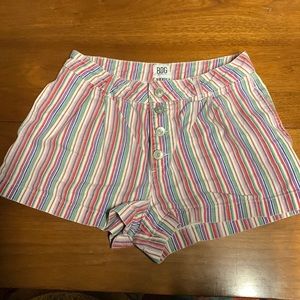 Urban Outfitters High Waisted Striped Shorts